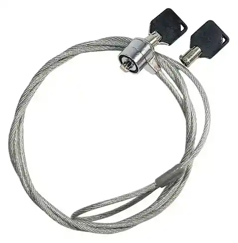 ⭐candado Guaya De Seguridad Para Computador Portátil + Llaves⭐