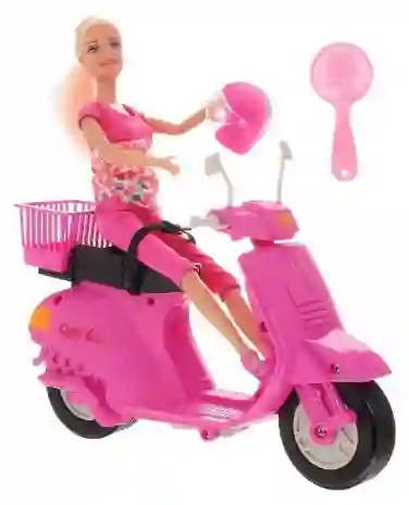 Muñeca Defa Lucy Scooter Moto Accesorios