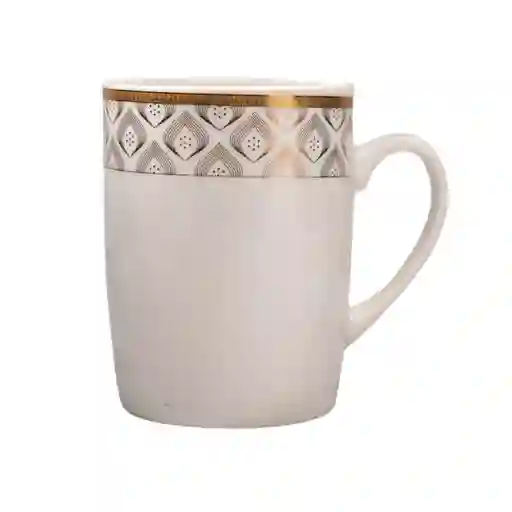 Mug Pocillo Blanco Ceramica