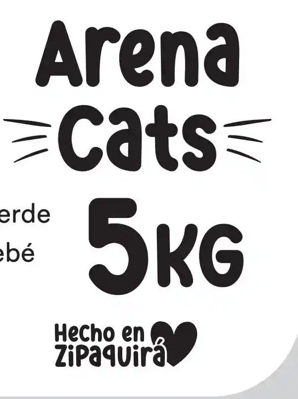 Arena Para Gatos Presentacion Por 5 Kilos