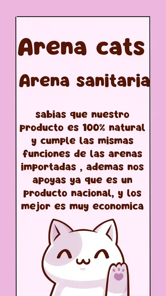 Arena Para Gatos Presentacion Por 5 Kilos