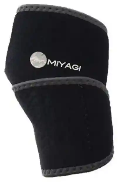 Muñequera Neopreno Miyagi, Protección, Ajustable-m083a/negro-talla:única