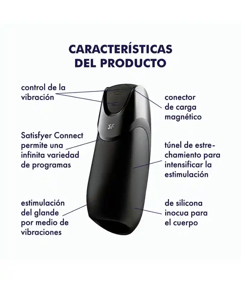 Satisfyer App - Masturbador Con Vibración Hombre (men Vibration)