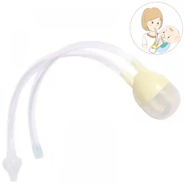 Aspirador Nasal Manual Amarillo