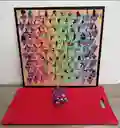 Parqués Magnético Plegable 6 Puestos Y Escalera 50x50