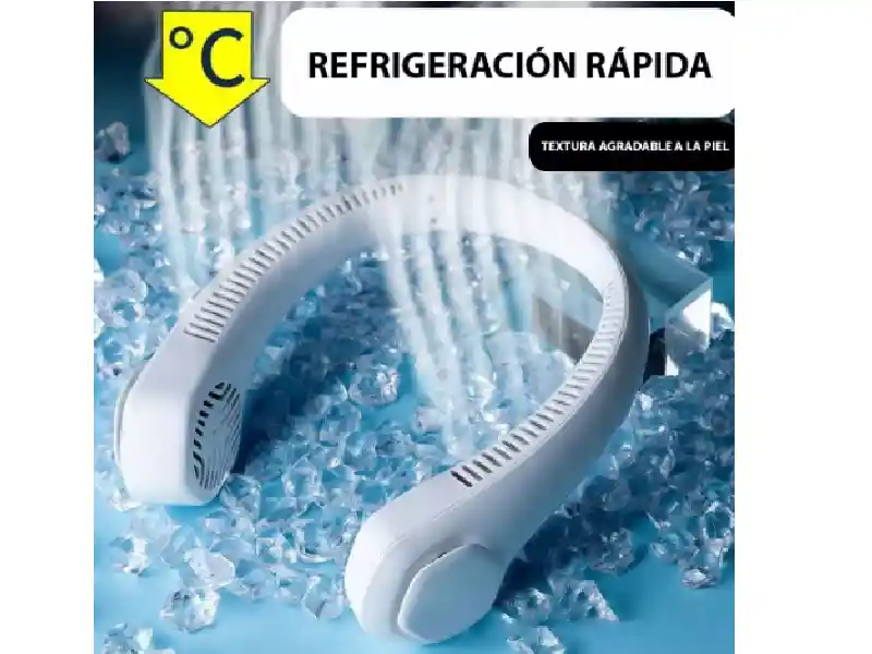 Ventilador Personal Portátil Para El Cuello Recargable