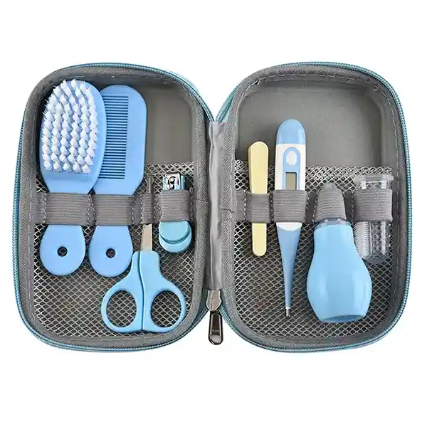 Kit Aseo 8 Pcs Azul