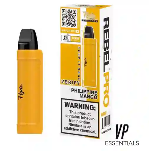 Vaporizador Hyde Rebel Pro Philippine Mango 5000pffs