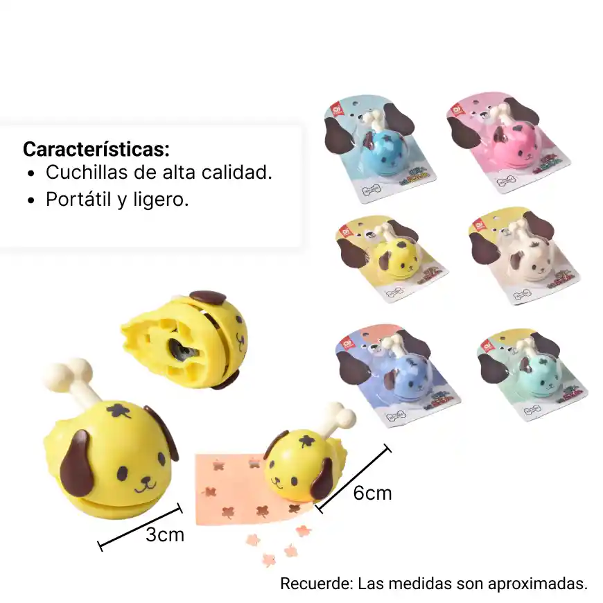 Cortador Perforadora Con Diseño Figuras Dim:5
