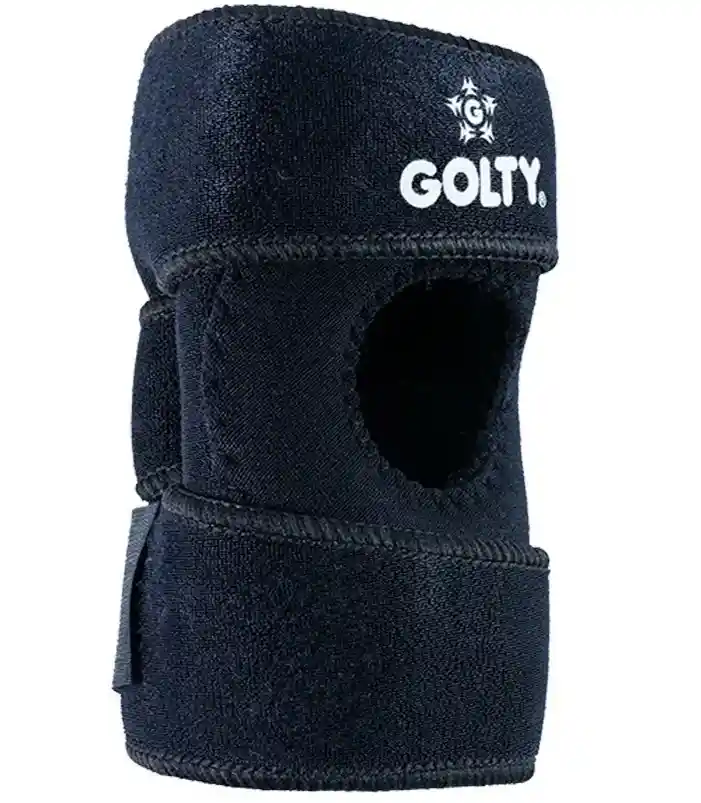 Rodillera Ajustable Neopreno Golty, Ortopedica, Protección /una Rodillera Por Compra/negro-talla: Única