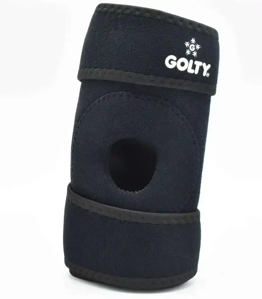 Rodillera Ajustable Neopreno Golty, Ortopedica, Protección /una Rodillera Por Compra/negro-talla: Única