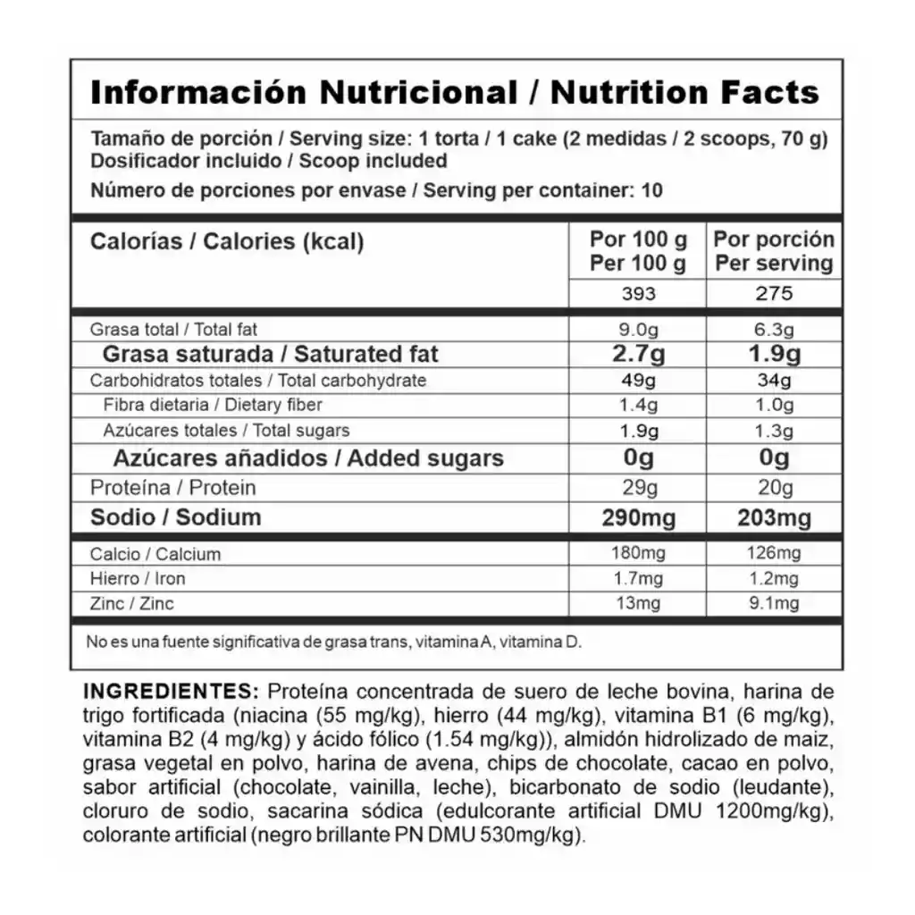 Protein Cakes - Nutramerican Pharma - Chocolate