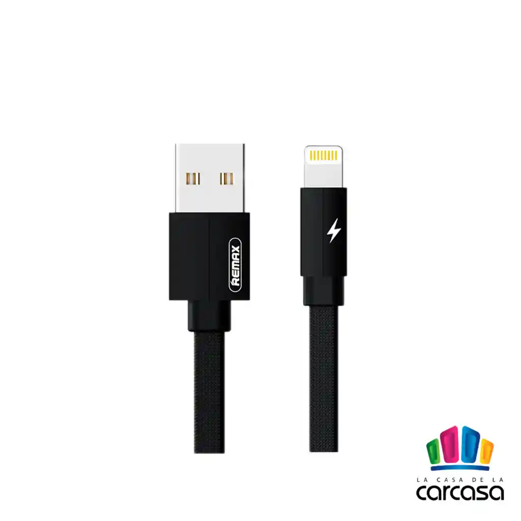 Data Cable Remax (lightning - Usb) Kerolla Rc-094 - Negro