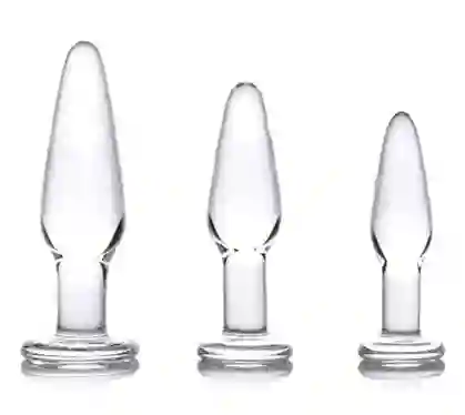 Clear Butt Plug Glass Kit