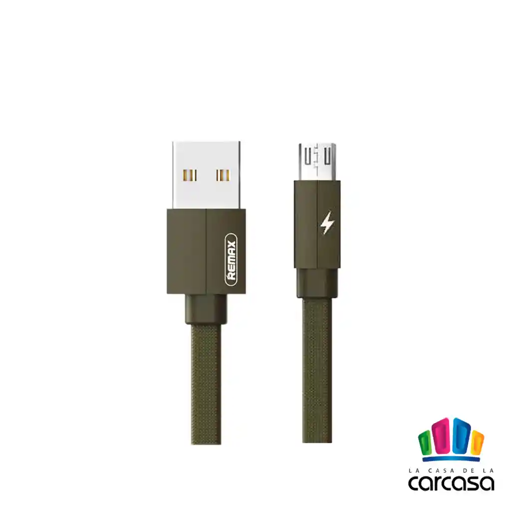 Data Cable Remax (micro V8 - Usb) Kerolla Rc-094 - Verde