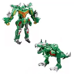 Robot Dinosaurio De Guerrera Verde T-rex Transformers