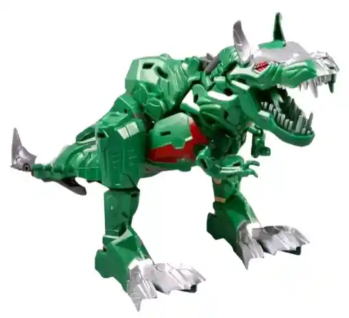 Robot Dinosaurio Guerrero T-rex Transformers Con Máscara