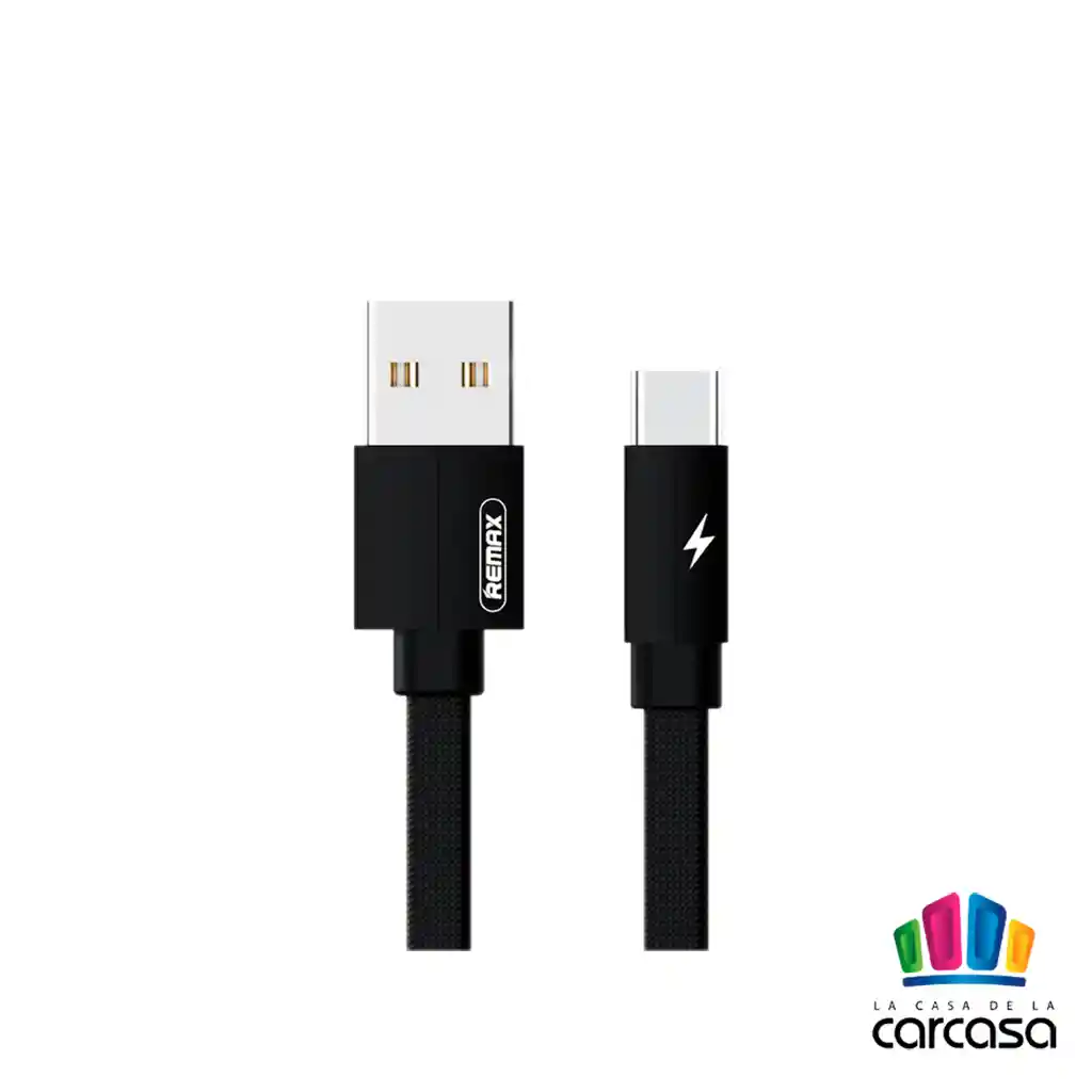 Data Cable Remax 2m (tipo C - Usb) Kerolla Rc-094 - Negro