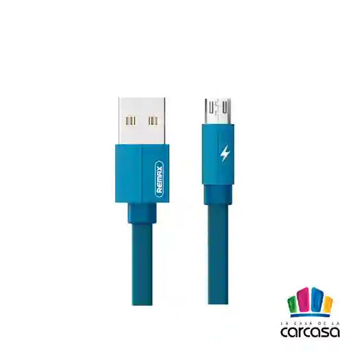 Data Cable Remax (micro V8 - Usb) Kerolla Rc-094 - Azul