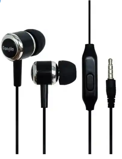 Audifonos Confia 3.5mm Con Microfono Y Contestador