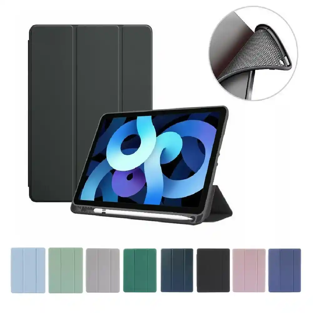 Estuche Protector Para Ipad Air 4 Y 5 Cover Magnetico Tpu - Negro