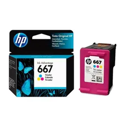 Cartucho De Tinta Hp 667 Tricolor Original Ink Advantage