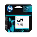 Cartucho De Tinta Hp 667 Tricolor Original Ink Advantage