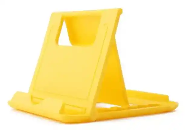 Soporte Celular, Tablet Para Escritorio Plegable Amarillo