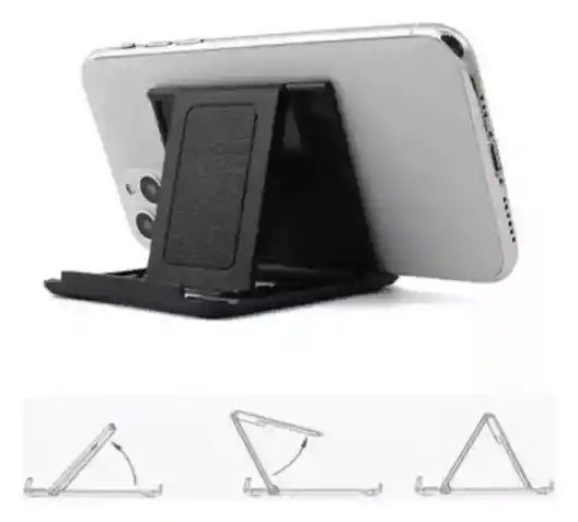 Soporte Celular, Tablet Para Escritorio Plegable Azul