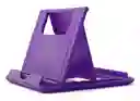 Soporte Celular, Tablet Para Escritorio Plegable Morado