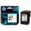 Cartucho De Tinta Hp 667 Negro Original Ink Advantage