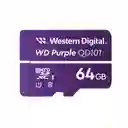 Memoria Sd De 64gb Western Digital Pulple Para Camaras | Uso Continuo 24/7