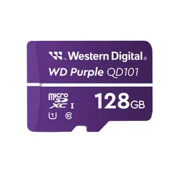 Memoria Sd De 128gb Western Digital Pulple Para Camaras | Uso Continuo 24/7