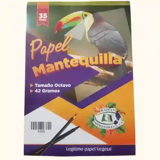 Block Papel Mantequilla