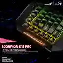 Teclado Gamer Retroiluminado Gx Scorpion K11 Pro Usb Programable// Genius