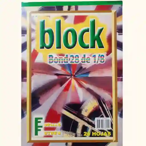 Block Bond Base 28 Blanco Octavo