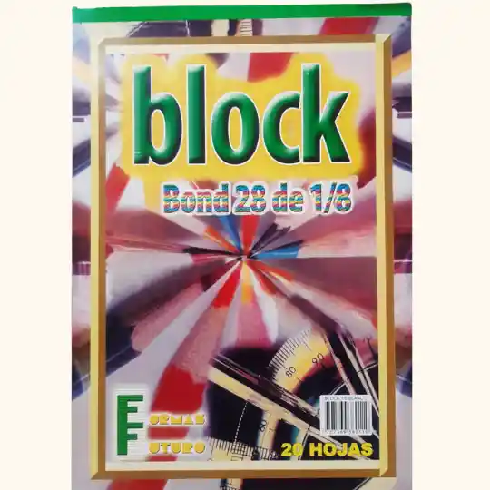 Block Bond Base 28 Blanco Octavo