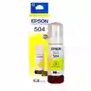 Botella Original De Tinta Epson 504 Amarillo 70 Ml