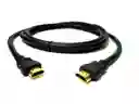 Cable Hdmi Encauchetado 1,5 Metros Version 1.4 1080p 3d 2k Tv Monitores Pc Xbox Ps4 Ps5 Dvr Video Blue Ray 1080p Full Hd Reproductores Video Encauchado