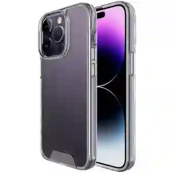 Estuche Para Iphone Transparente Space Para Iphone 15 Pro Max Con Proteccion Camara