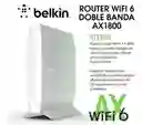 Router Mesh Wifi 6 Gigabit Ax1800, Belkin Rt1800