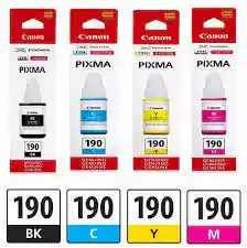 Kit 4 Tintas 190 Para Impresora Canon