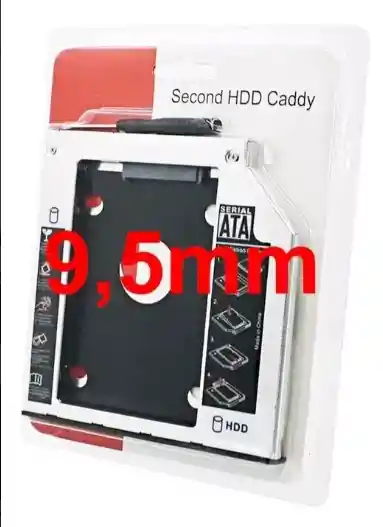 Caddy Sata 9.5mm Para Agregar A Portátil Otro Hdd 2.5 O Ssd
