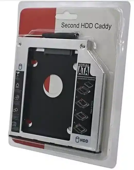 Caddy Sata 9.5mm Para Agregar A Portátil Otro Hdd 2.5 O Ssd