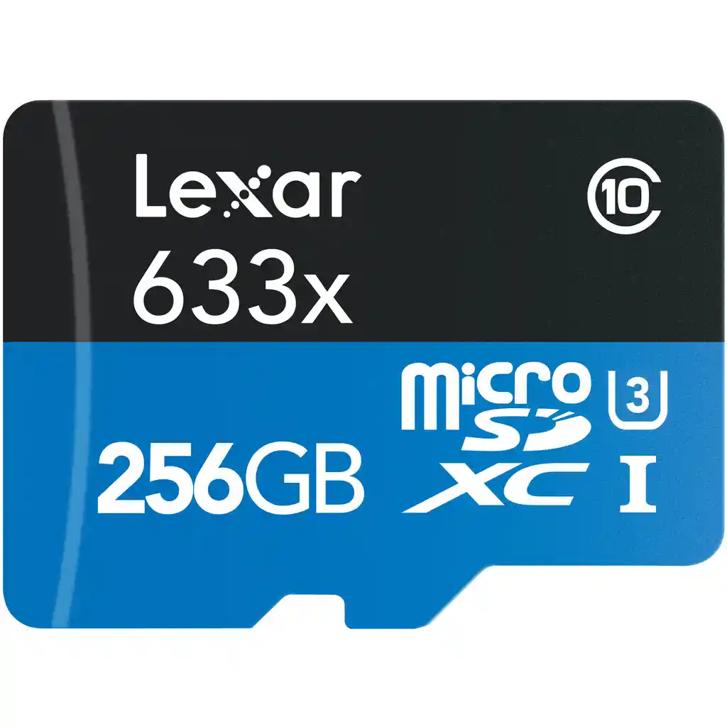 Tarjeta De Memoria Lexar De 256gb Con Adaptador Sd