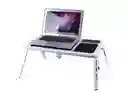 Mesa E-table Pc Portátil Con Ventilador Usb Porta Vasos