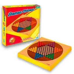 Juego Juguete De Mesa Damas Chinas Clasico Ronda