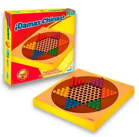 Juego Juguete De Mesa Damas Chinas Clasico Ronda