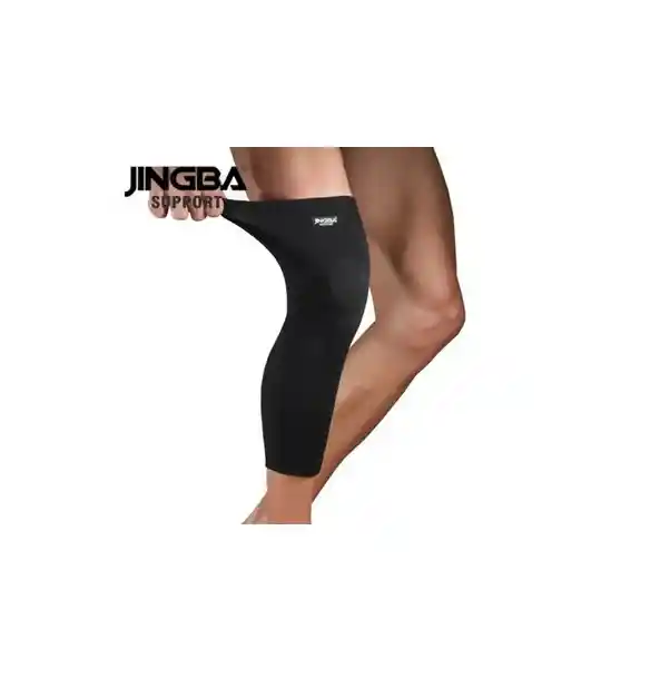 Soporte De Rodilla Elástica De Compresión Deportes 1 Und #7640 Jingba - Negro