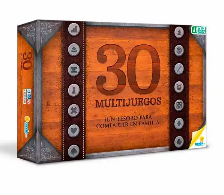 Juego Juguete De Mesa Multijuegos X30 Juegos De Ronda